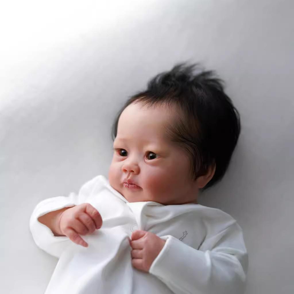 Силиконовая кукла-младенец для коллекционеров и в подарок Реборн азиатский ребенок игрушка