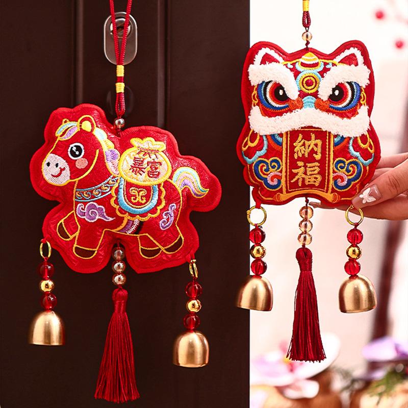 Spring Festival Hanging Pendent Horse New Year Tassel Pendant Festive Atmosphere Ornaments Decor Spring Festival Supplies