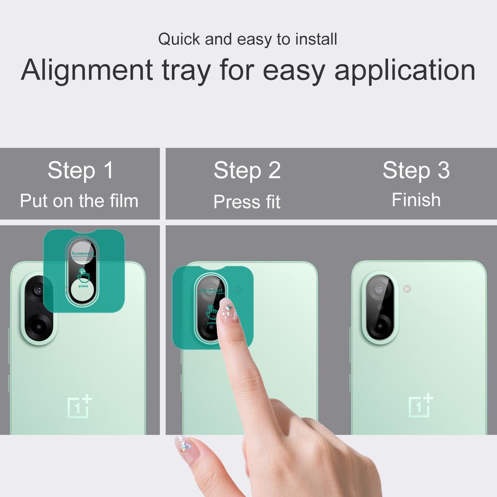 For OnePlus Ace5 Racing 5G Glass IMAK High Definition Glass Lens Film Black Version