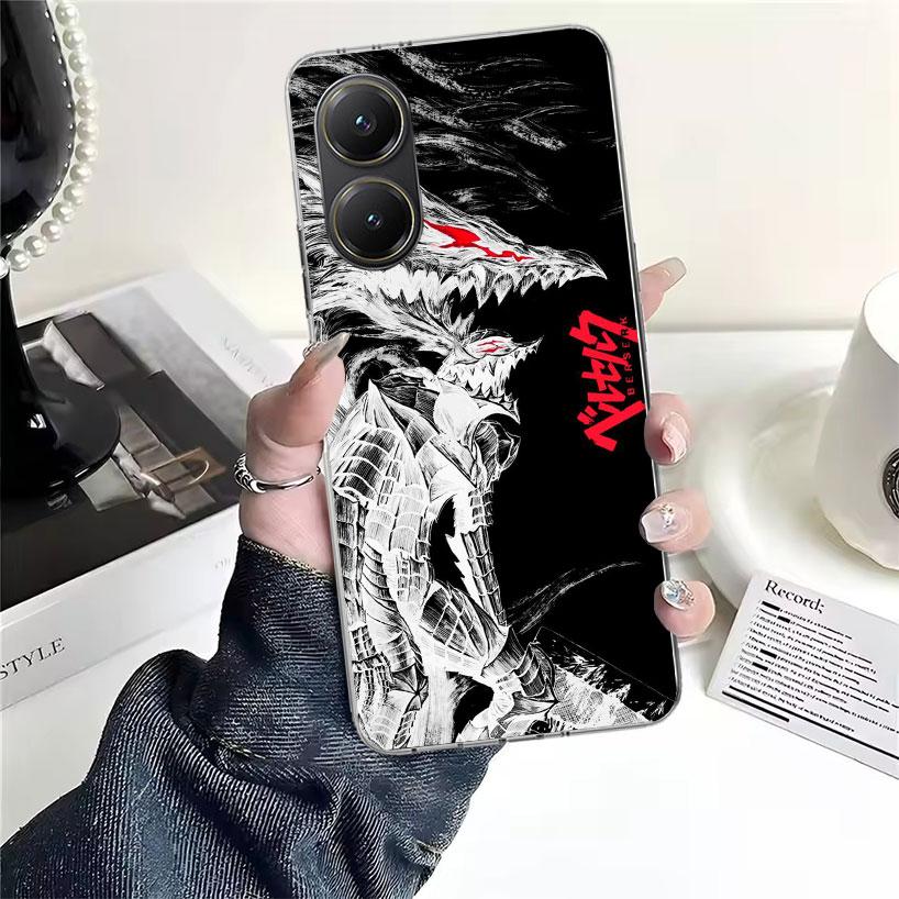 Черный Белый G-Guts B-Berserks Для Xiaomi Poco X7 X6 X5 F7 Ultra F6 F5 Pro Чехол для Телефона X4 Nfc F4 Gt F3 M6 M5S M5 M4 M3 Fundas Чехол