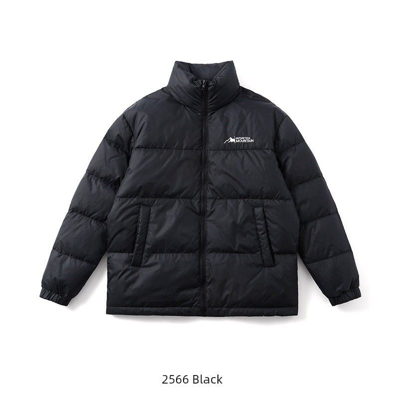 Sports Stand Collar Contrast Color Jacket down Jacket Men's Winter Thickened Fashion Brand Cotton-Padded Coat Outwear Export Men's Cotton Clothes