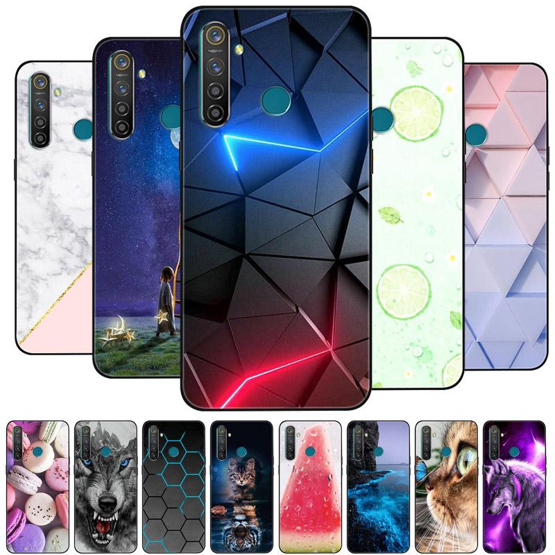 Чехол для Oppo Realme 5 Pro Силиконовая задняя крышка Чехол для телефона для Oppo Realme 5i 5S 5 Pro Чехлы Realme5 Pro 5i 5S Мягкий бампер coque
