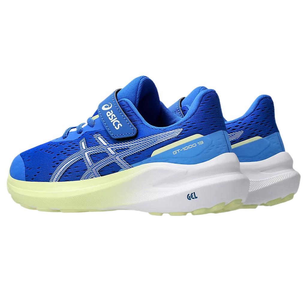 Asics GT 1000 13 PS Иллюзионно-синие детские кроссовки Белые 1014A344-404