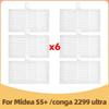 Совместимо для Midea S5 Plus / Conga 2299 Ultra Home X-Treme Genesis Робот-пылесос Запчасти Основная Боковая щетка Швабра Мешок для пыли Фильтр