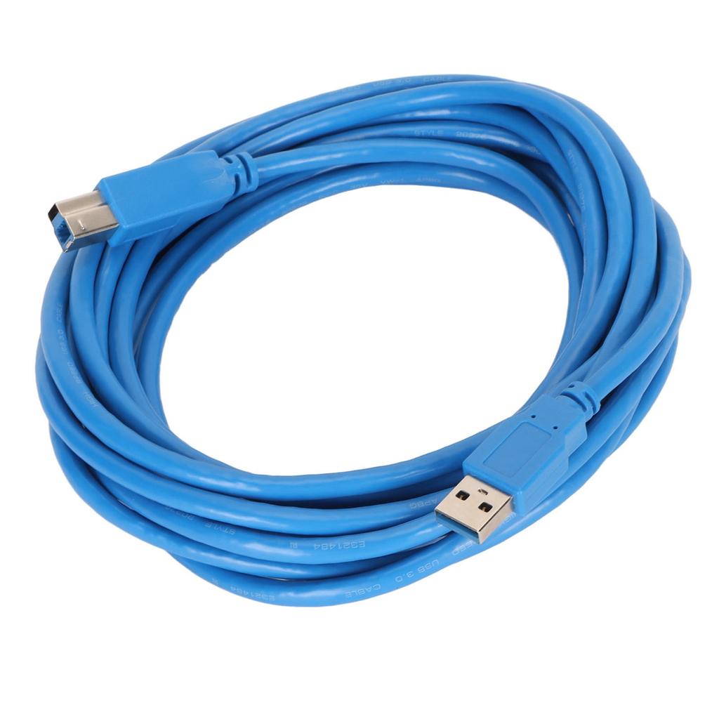 USB 3.0 Cable A To B Male To Male High Speed Square Opening Printer Accessories 5meter
