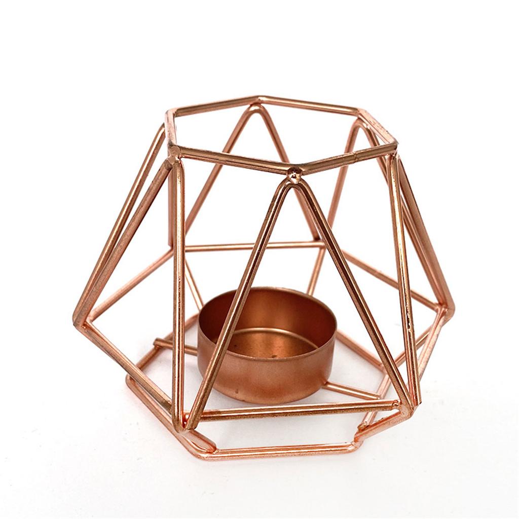 Геометрический подсвечник для чашек, подсвечник для украшения гостиной или спальни