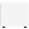TV Cabinet with Drawers White 100 x 48 x 43 cm Engineered Wood