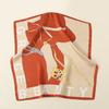 2024 New 70 CM Silk Shirt Decoration Small Square Scarf Fashionable And Versatile Commuting Scarf Neck Protection Scarf