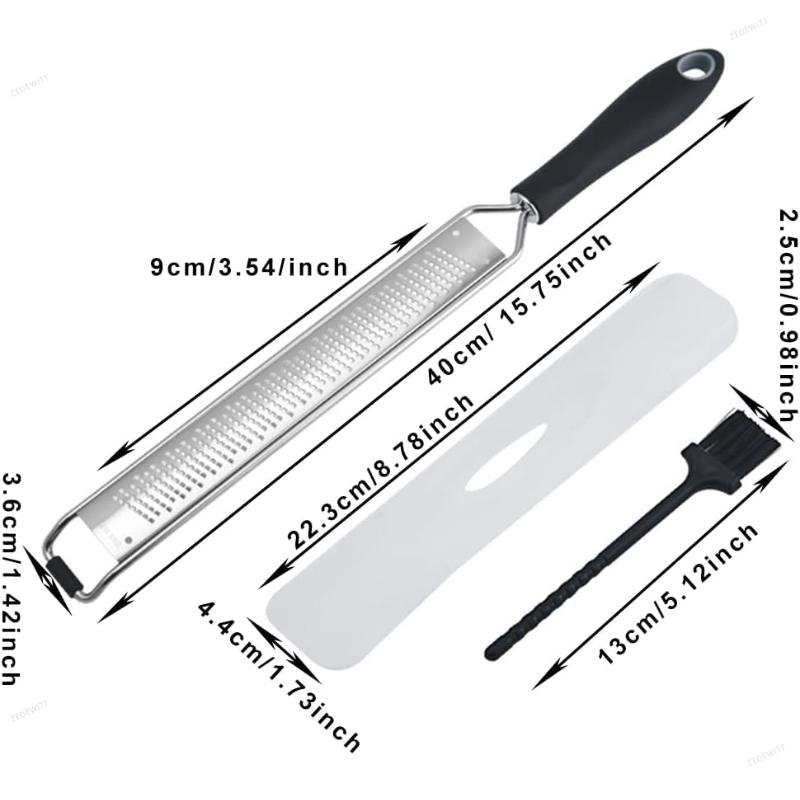 Xiaomi Kitchen Cooking Cheese Grater Stainless Steel Multi-functional Anti-slip Handle Lemon Zester Chocolate Vegetable Fruit Slicer