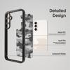 (Comes with wrist strap)IBMRS for Samsung Galaxy A55 5G Case,Camouflage Hard Back Soft edgesTransparent PC+TPC Shockproof  Protective Cover Phone Case