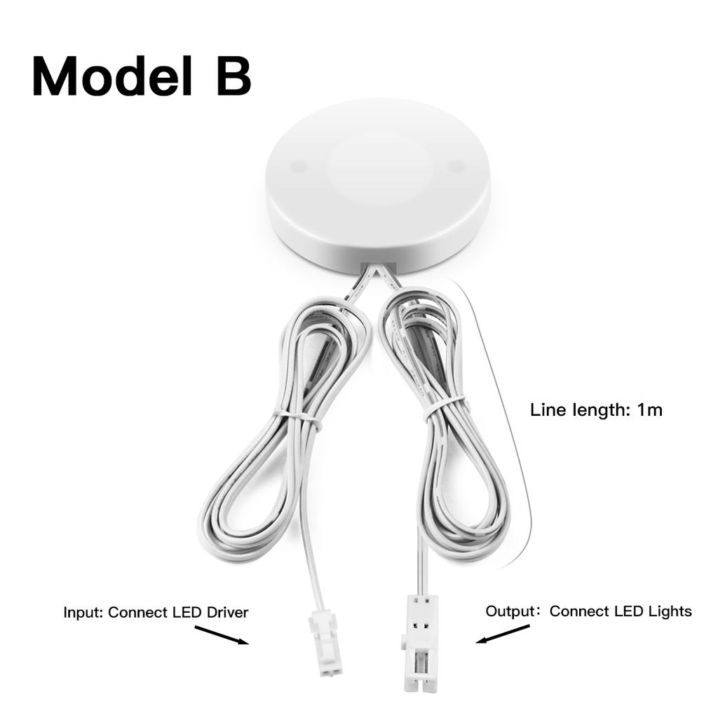 Проникающая деревянная панель 25 мм, беспроводной сенсорный датчик, светодиодный выключатель света, управление 12 В-24 В, 60 Вт, ручное управление, сенсорный диммер с регулируемой яркостью