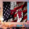 Green Day Музыка Рок-группа Диаграмма Гобелен Домашний Декор Хиппи Бохо Декор Гадание Настенное Украшение Домашний Декор