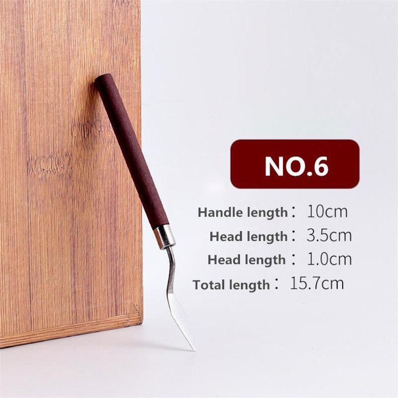 7 шт./компл., ножи для рисования маслом из нержавеющей стали, ремесла художника, шпатель, мастихин, картина маслом, нож для смешивания, скребок, художественные инструменты