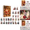 Christmas Countdown Calendar Featuring Adorable Cat Acrylic Decorations For Holiday Gift Giving
