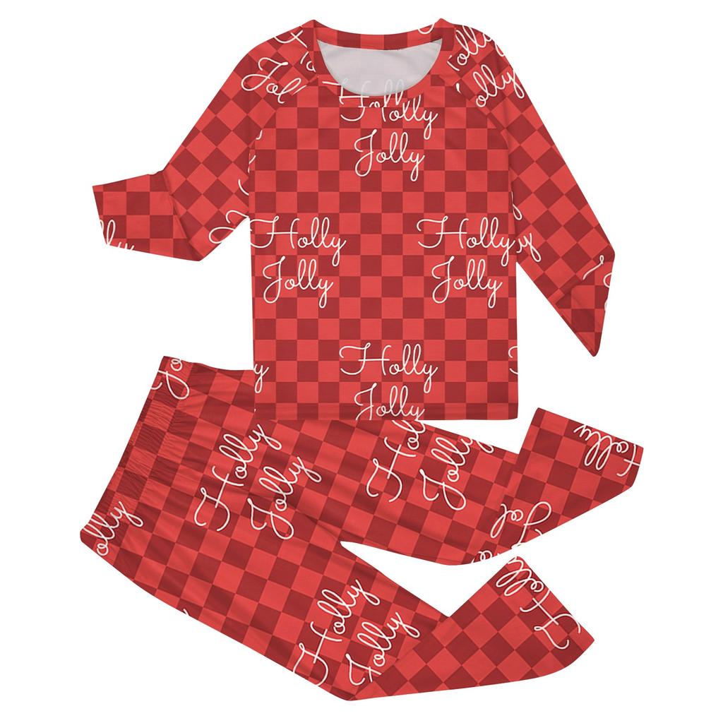 Рождественский комплект для семьи, родителей и детей, предметы интерьера, рождественская пижама, комплект из двух предметов