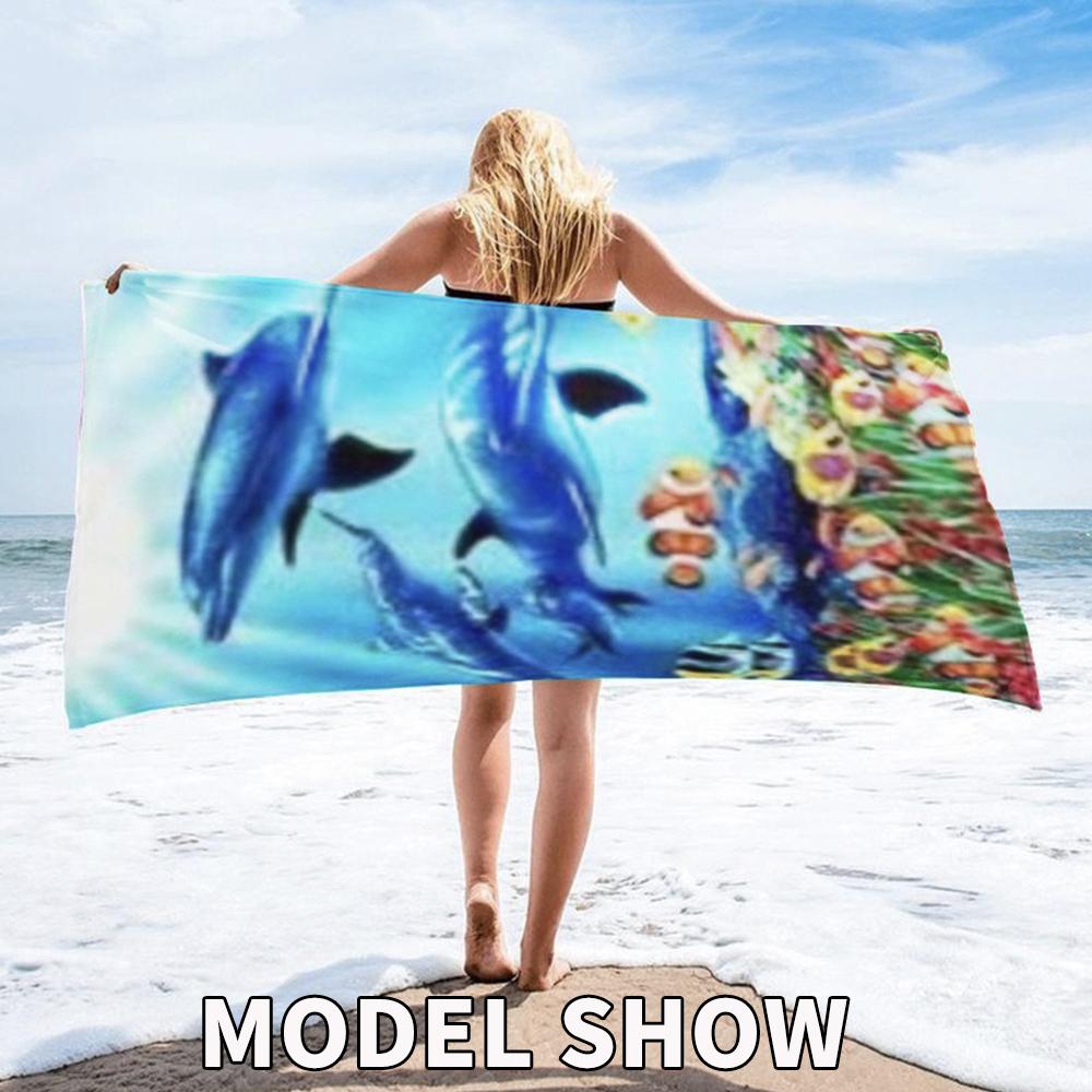 70x140 см одностороннее бархатное пляжное полотенце из микрофибры, большое спортивное полотенце для тренажерного зала и бассейна, женский большой коврик для йоги, модное летнее одеяло для серфинга
