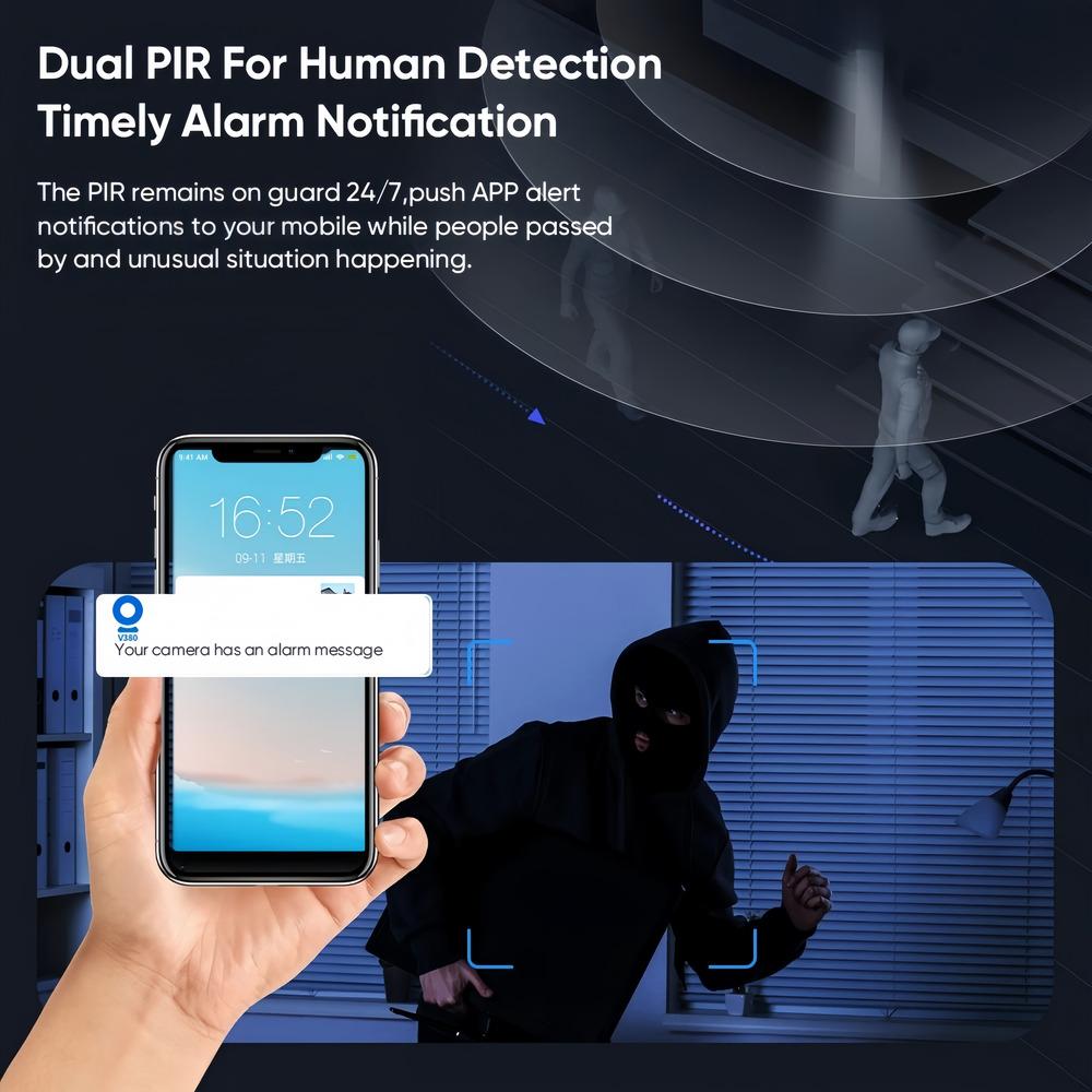 8-мегапиксельная 4K PTZ IP-камера для наружного использования с двумя объективами, двумя экранами, 4G SIM-картой, высокой четкостью, искусственным интеллектом, обнаружением человека, видеонаблюдением