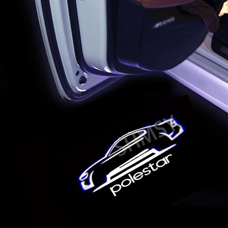 LED Car Door Welcome Light Courtesy Projector Ghost Shadow Lamp For VOLVO Polestar1 2 3 S60 S80 S90 V40 V60 XC40 XC60 XC90 2022