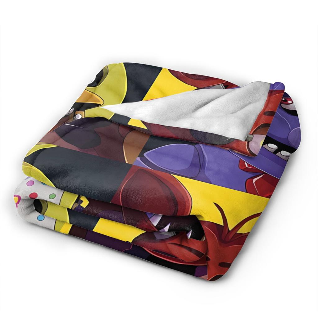 FNAF At Freddys Blankets Super Warm Novelty Plush Throw Blanket For Child Couch Bed Flannel Bedspread Bed Cover