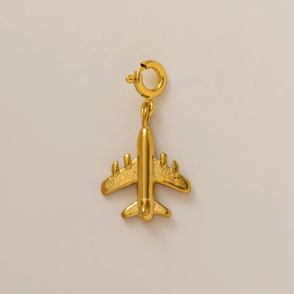 2Pcs Stainless Steel Golden Astronaut Pendant DIY Accessories Fashion Chic Sexy Jewelry Waterproof Wholesale Gift