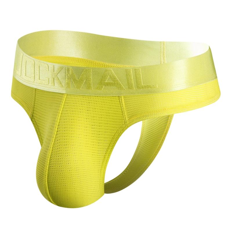 Тонги JOCKMAIL Пояс с надписью Однотонные Модные С низкой посадкой Спортивные Повседневные Эротические Тонги Мужское нижнее белье