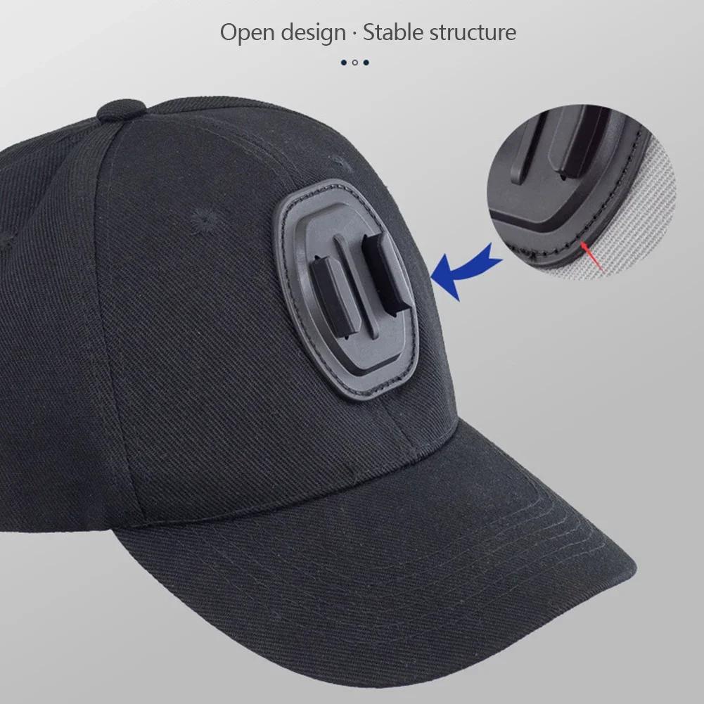 Бейсболка с креплением для экшн-камеры Крепление для Gopro Hero 12 11 10 9 8 7 6 5 4 3 insta360 x3 x2 Eken SJCAM DJI