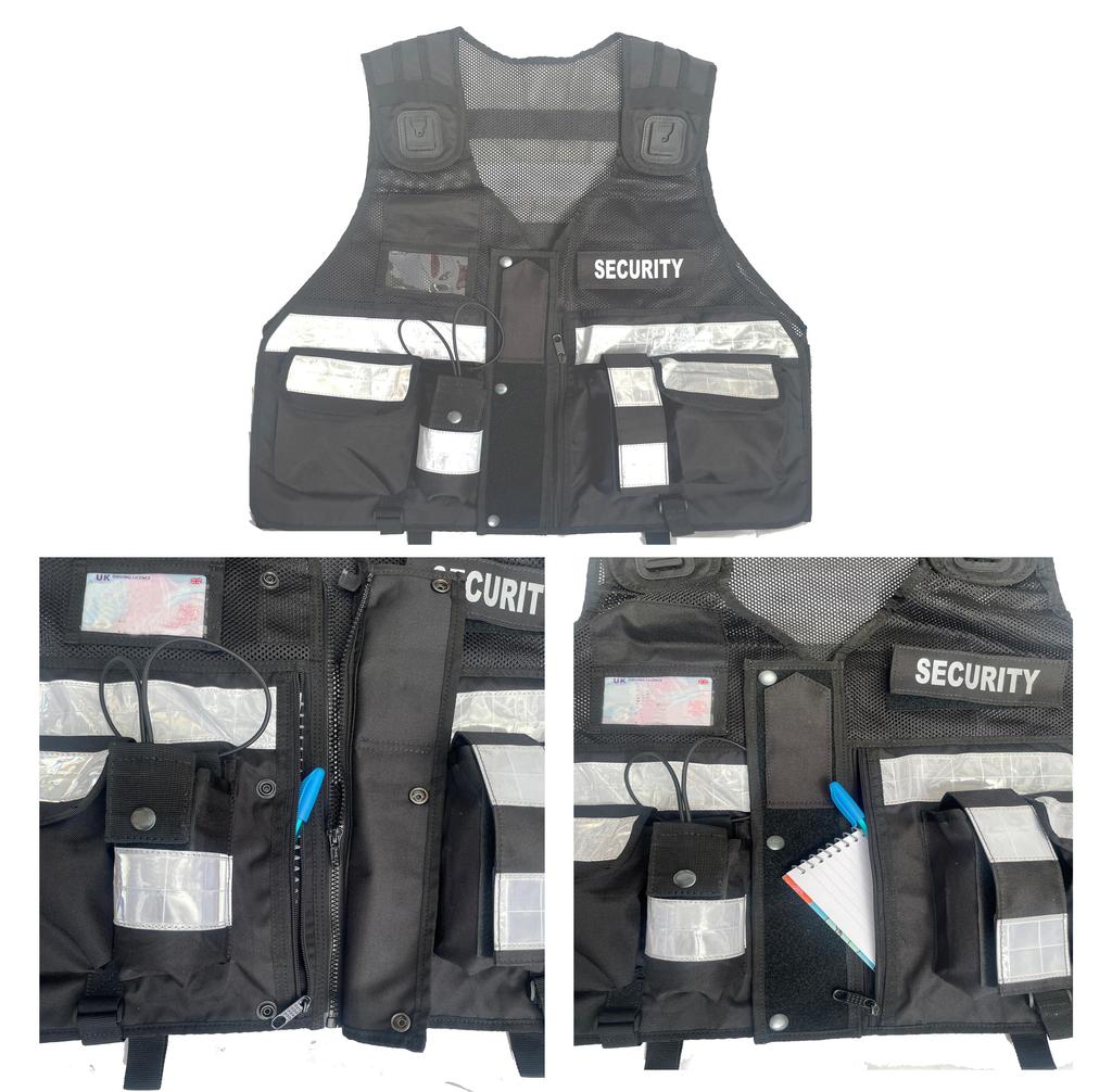 Проф. Тактический жилет безопасности высокой видимости со светоотражающими полосами, для кинолога, охранника, для реагирования на чрезвычайные ситуации, один размер