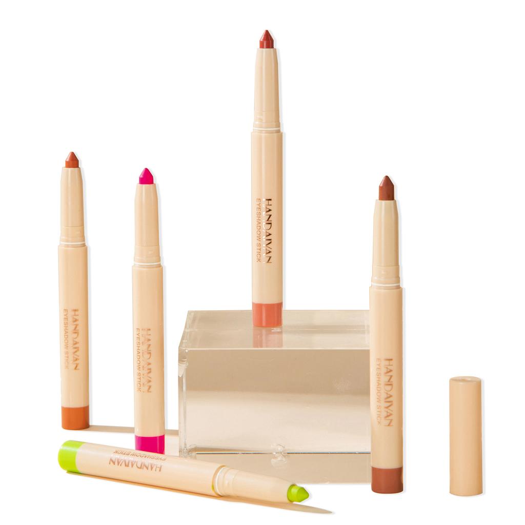 Подводка для глаз Гелевая ручка «Лежащий шелкопряд Русалка» Ручка для теней для век Рождественская ручка для подводки для глаз двойного назначения