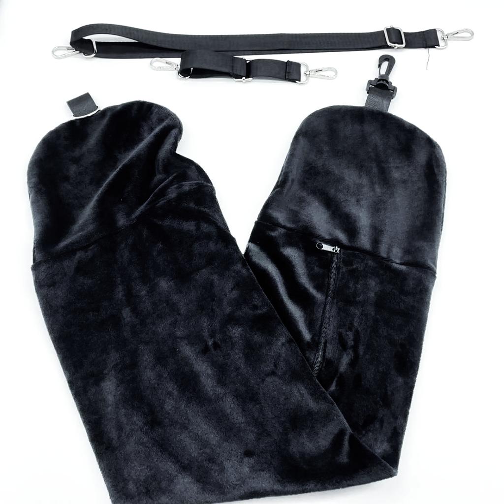 Дорожная подушка для дополнительного багажа, набивная подушка для шеи с регулируемым размером шеи, подходит для путешествий на 3+ дня, предметы первой необходимости