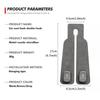 D1-Suede Car Rear Front Seat Storage Bag Suede Double Head Hook For Benz AMG A C E S G Class W201 W210 W108 W204 W205 W203