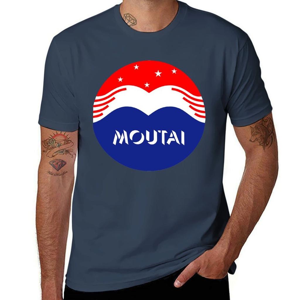 Футболка Moutai For Fans Легкая Повседневная Летняя Футболка