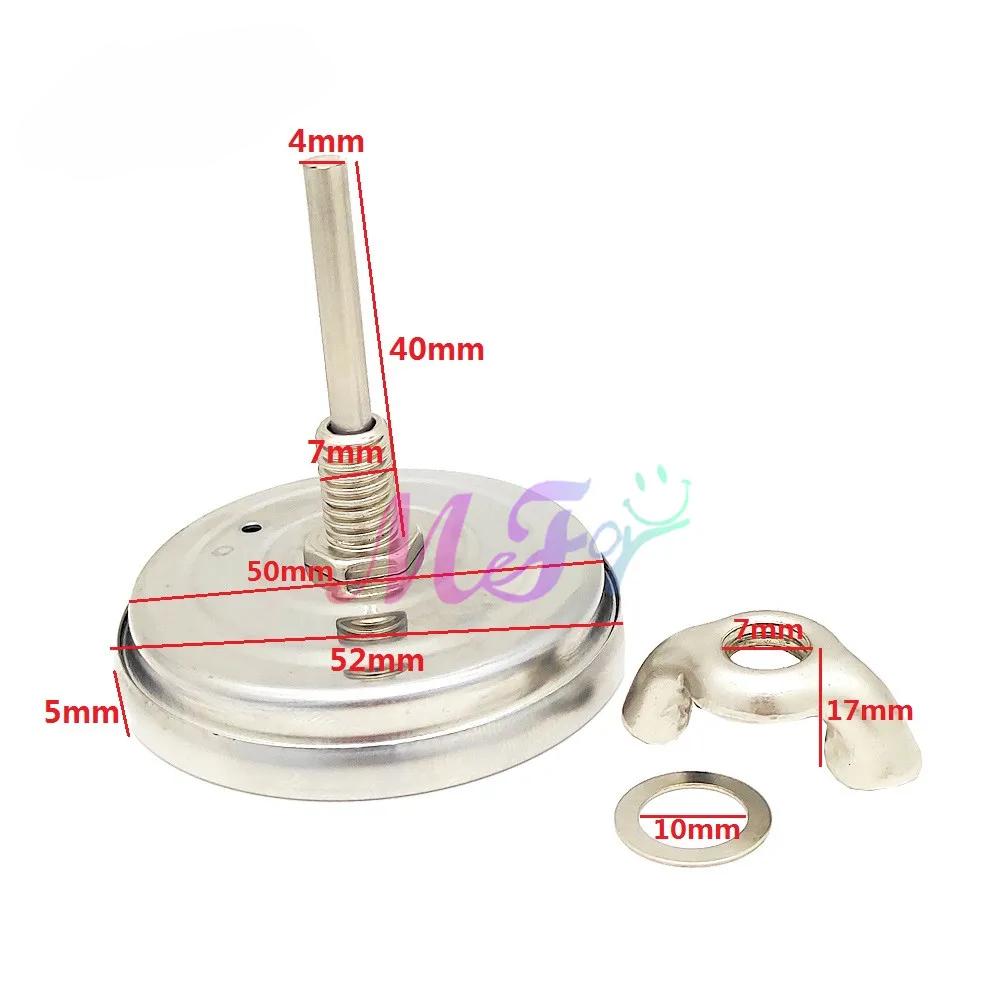 Металлический гриль из нержавеющей стали Термометр для мяса Двойная шкала Измеритель температуры BBQ Приготовление пищи Пищевой щуп Бытовые кухонные инструменты KTY