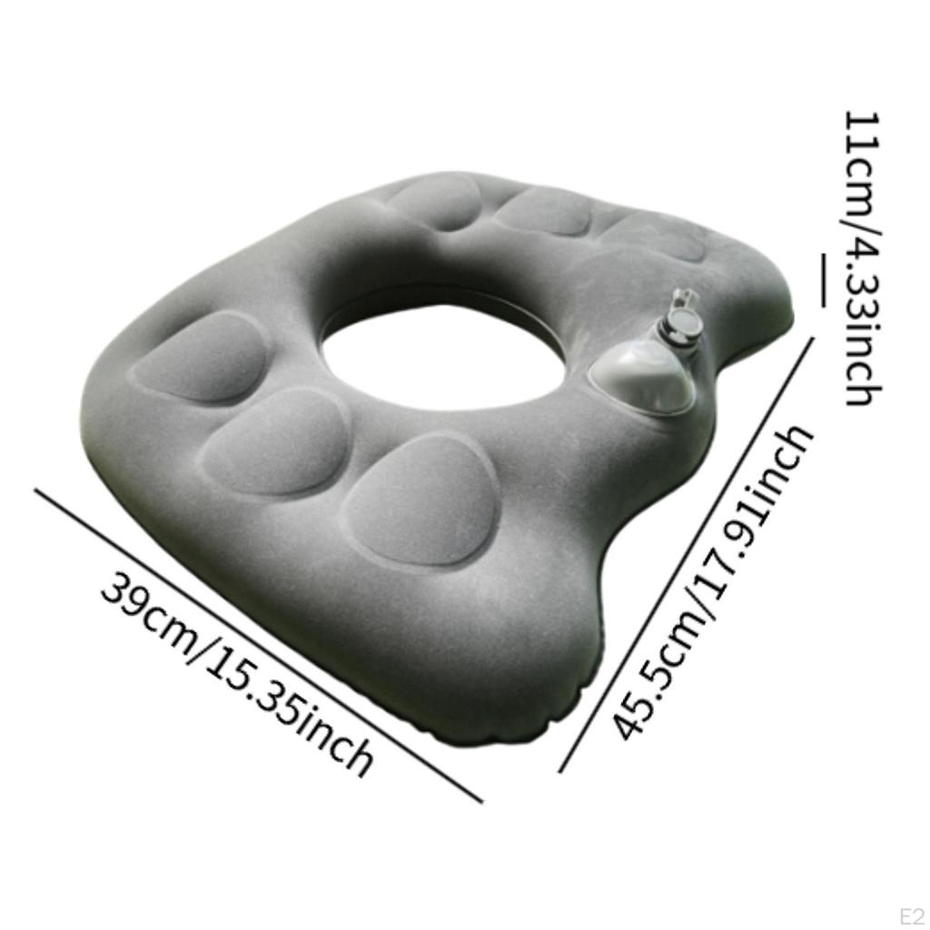 Надувная подушка-пончик, подушка от геморроя, дышащая, удобная для сиденья копчика