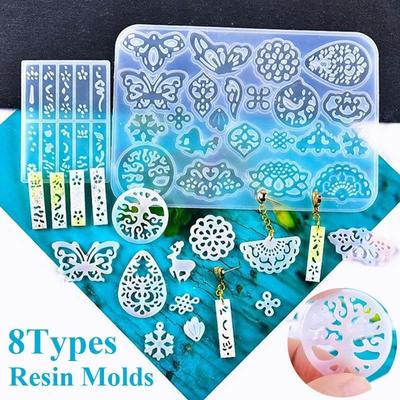 Силиконовая форма для изготовления украшений из эпоксидной смолы