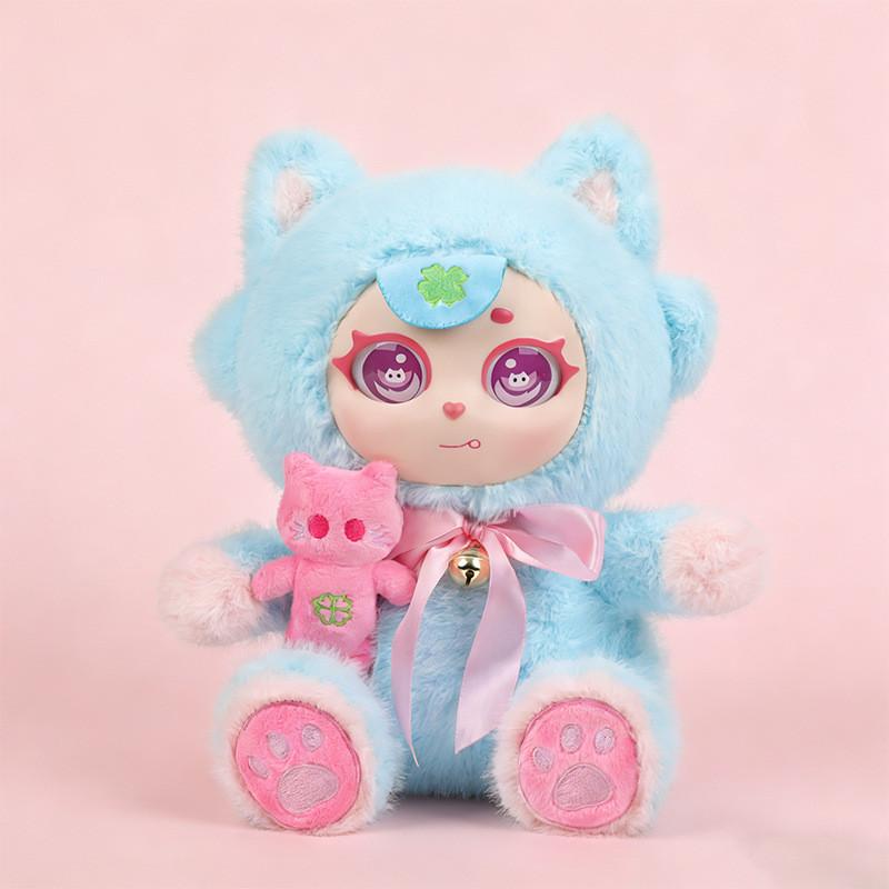 Ghost Cat Plush Doll With Soft Pp Cotton Filling For Children And Giftgiving