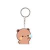 Animal Super Cute Couple Keychain Cartoon Cute Cartoon Bubu Dudu Key Chain  Car Keyring