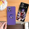 HSR Acheron Матовый ТПУ Чехол для Мобильного Телефона для Realme GT 8 Neo Pro C75 73 71 C67 65 C55 53 C35 31 C20 15 Цветной Чехол
