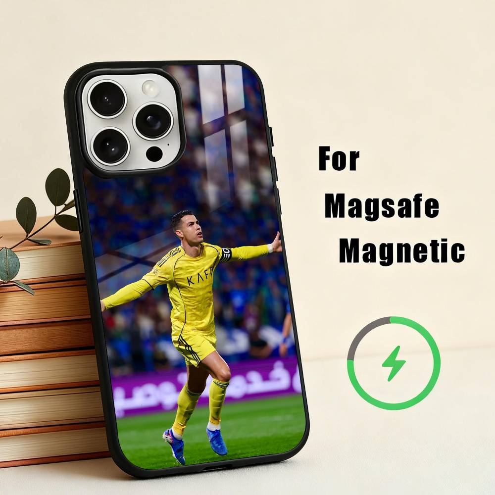 Чехол для телефона C-Cristiano-O R-Ronaldo-O Для iPhone17,16,15,14,13,12,11 Plus, Для чехла с магнитной беспроводной зарядкой