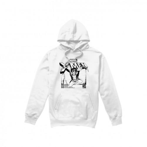 Marvel Мужская толстовка с капюшоном X-Men Wolverine Jump