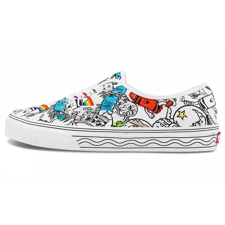 Vans Authentic Crayola DIY Sketch Your Way Unisex Sneakers White VN0A5KRDARE