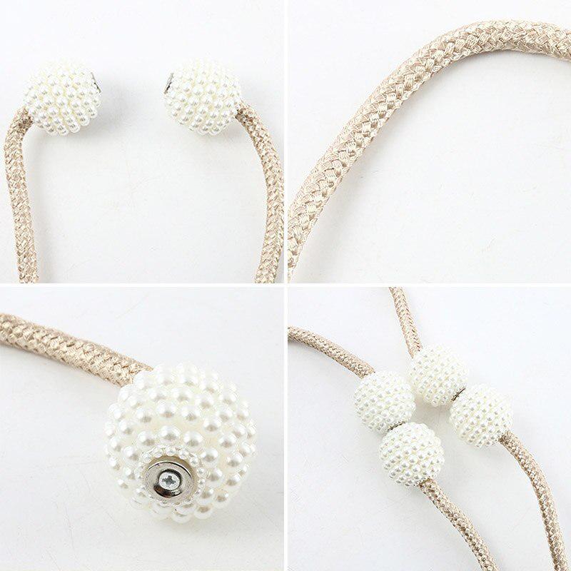 Pearl Magnet Curtains Buckles Modern Window Curtains Magnetic Tieback Holder Clips Holdbacks Curtain Strap Accessories