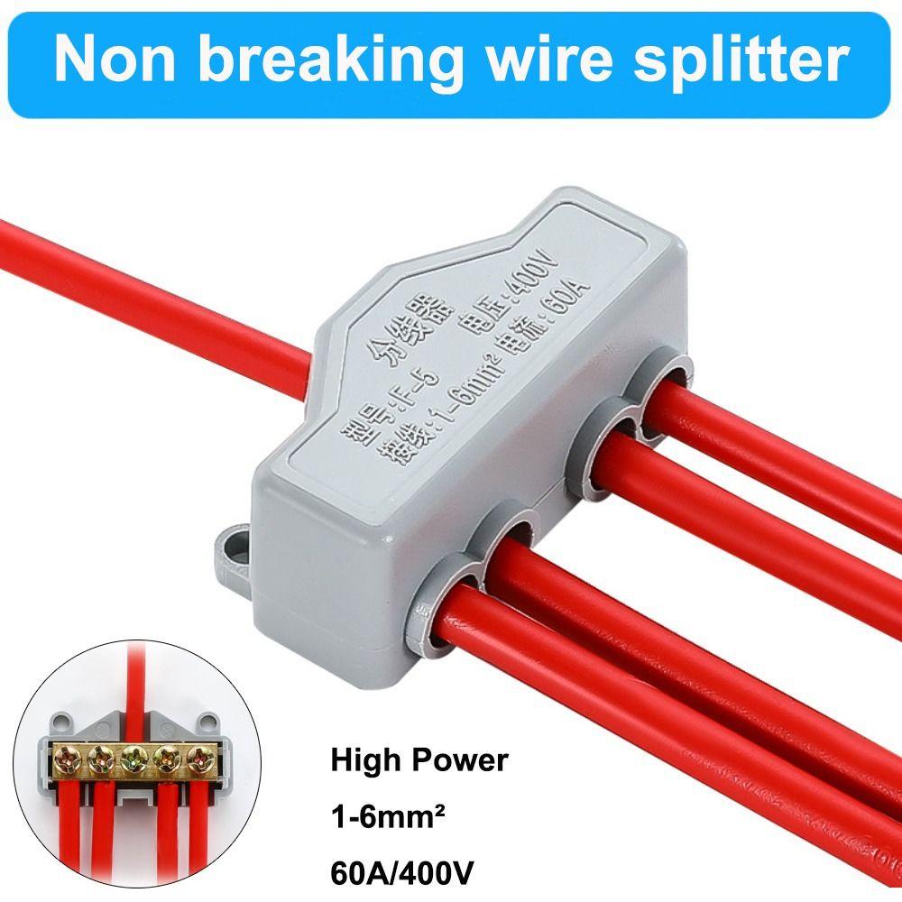 Conductor Brass High Power Splitter High Power Fast Connector Quick Terminal Block Electrical