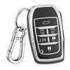 Toyota TPU Key Case, Key Cover, Smart Key Protective Cover, Shockproof, Dustproof, Lightweight, Compatible