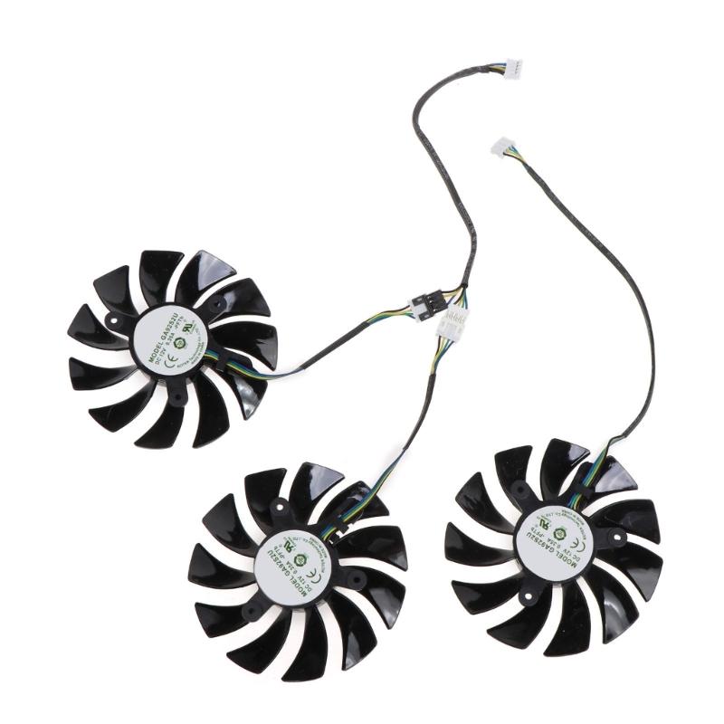 3Pcs 87MM GA92S2U C12V 4Pin Graphics Card Fan for GeForce 3060TI 3070 3080 3090 -GAMING OC Video Card