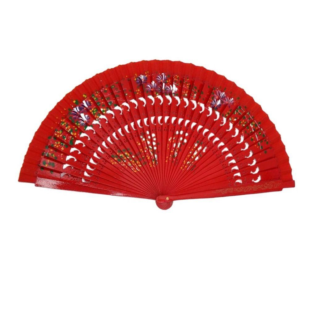 Double Sided Painted Hollow Out Wedding Favors Classical Home Decoration Decoration Crafts Folding Fan Party Supplies Dance Fan