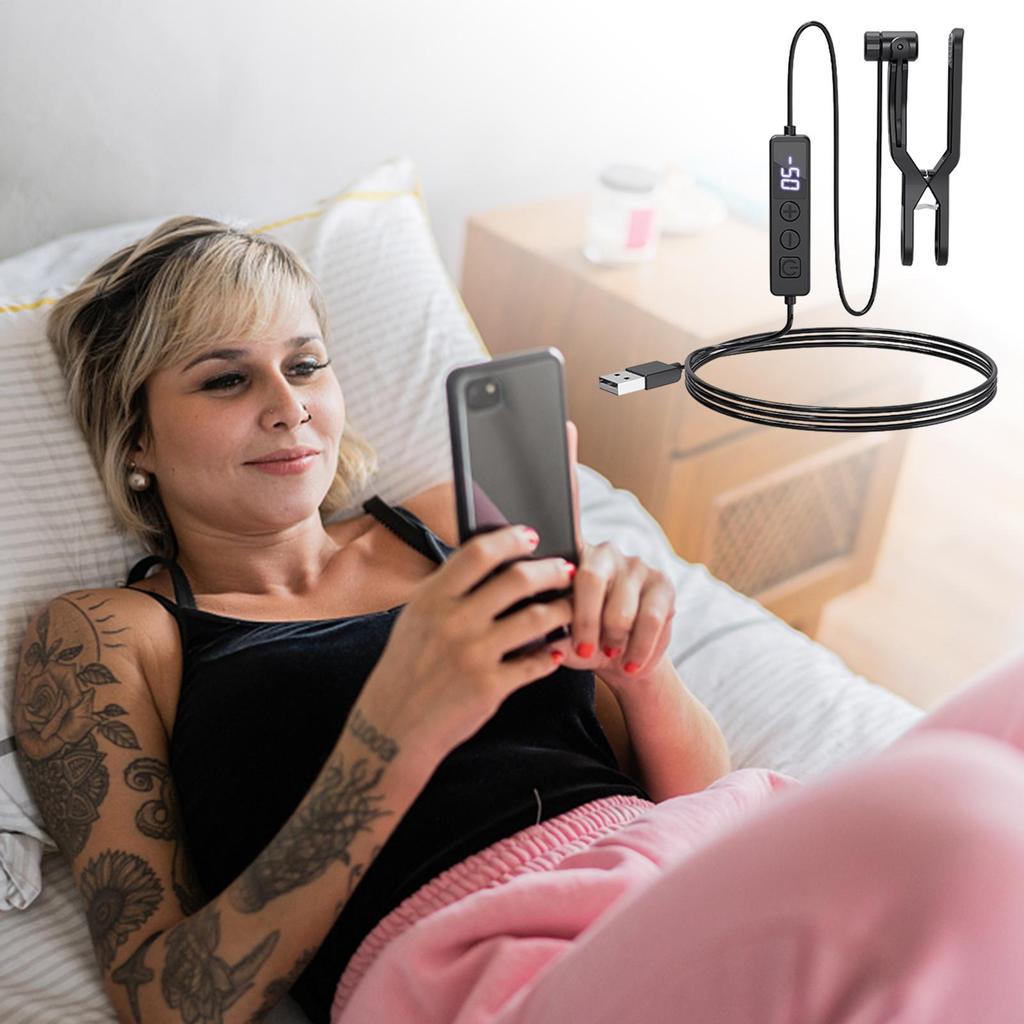 Automatic Screen Clicker Finger Clicking Adjustable Speeds Digital Display Tapping Device For Reward Tasks Live Broadcast Tablet