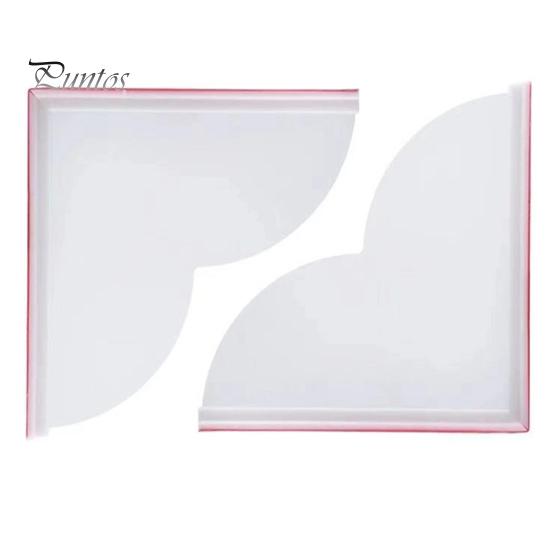 1/2 шт. Защита от брызг для душа с нескользящей силиконовой основой, водонепроницаемая самоклеящаяся, для ванной комнаты, раковины, ванны, угловая акриловая защита от воды для душа