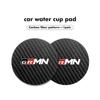 RE12Pcs Car Coaster Water Cup Anti-slip Pad Mat For Toyota Crown GR Sport Corolla YARIS Auris C-HR Hilux Vios Prius