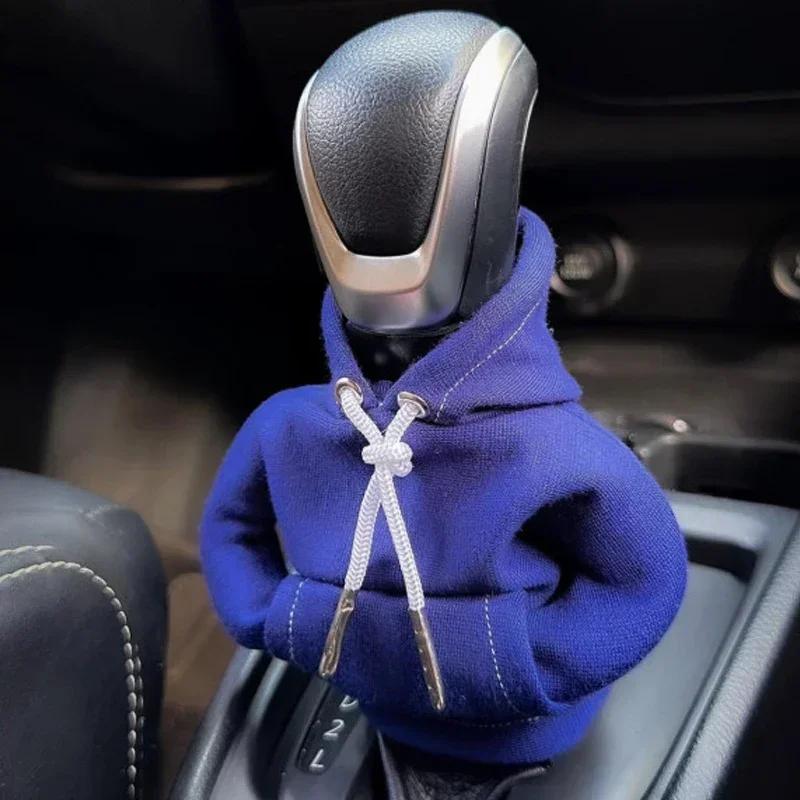 Толстовка с капюшоном автомобильный чехол для рычага переключения передач модный рычаг переключения передач милый мультяшный рычаг переключения передач декоративный чехол для толстовки автомобильный интерьер