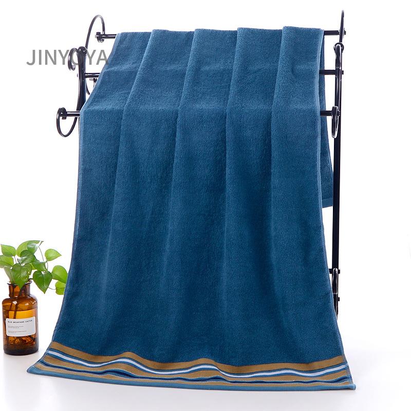 Solid Color Pure Cotton Bath Towel, Household Thickened Absorbent Bath Towel, Towel